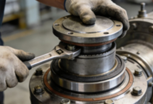 How to install mechanical seal of dryer