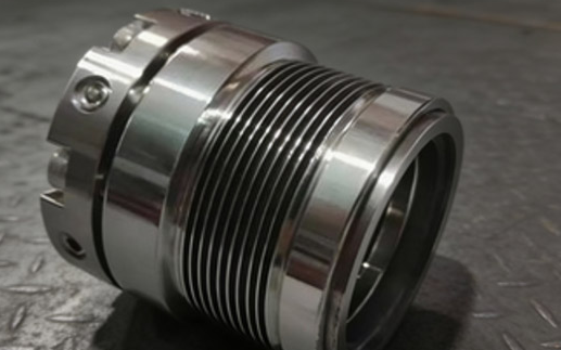 How stable is the seal of a metal bellows seal during thermal expansion?