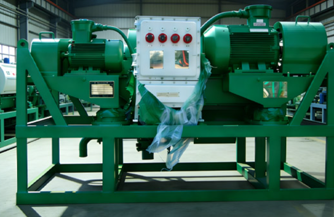 What types of slurry or suspension can the decarbonization centrifuge handle?