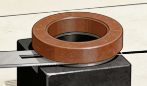 How to determine the installation clearance of a carbon ring?