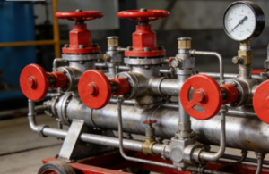Winter antifreeze measures for throttling manifolds