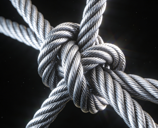 Under what circumstances must a wire rope be replaced?