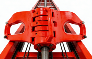 What is the difference between a drilling "elevator" and a "transport elevator"?
