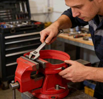 What is the role of lead-printed modules in cementing quality inspection?