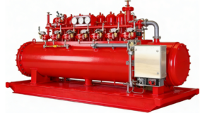 How does the blowout preventer control system cope with high-pressure conditions?