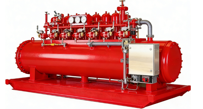 How does the blowout preventer control system cope with high-pressure conditions?