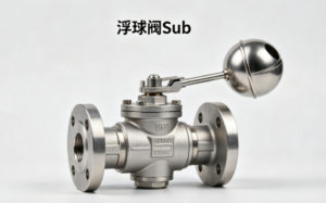 How does a float valve (Sub) prevent backflow?