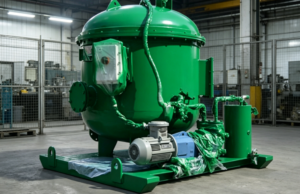 Vacuum degassing machine