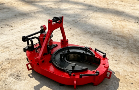 How does a casing tong achieve precise torque control?