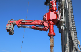 Drilling rigs drill deep wells