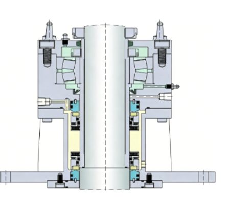 Seal for double end face pot