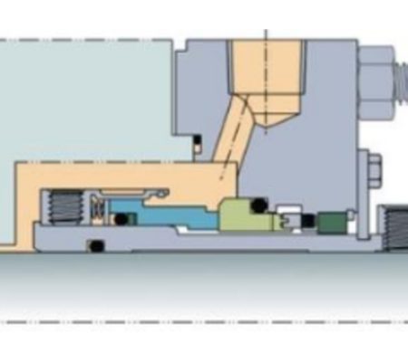Single-lobe containerized mechanical seal